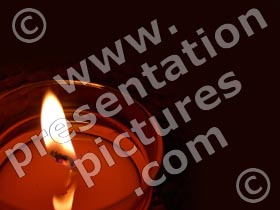 candle burning - powerpoint graphics