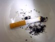cigarette in ashtray - powerpoint graphics