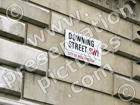 downing street - powerpoint graphics