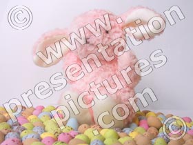 easter bunny - powerpoint graphics