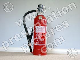 fire extinguisher - powerpoint graphics