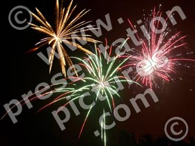 fireworks - powerpoint graphics