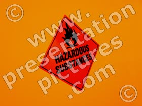 hazardous substance - powerpoint graphics