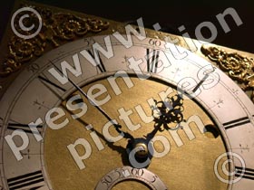 old clock - powerpoint graphics