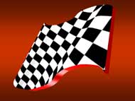 chequered flag - powerpoint graphics