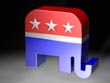 republican elephant - powerpoint graphics