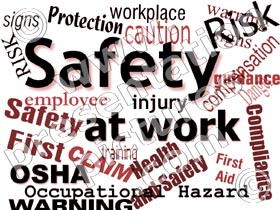 safety keywords - powerpoint graphics