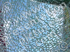 shattered safety glass - powerpoint graphics
