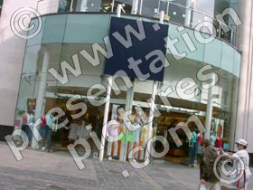 shop front clothing - powerpoint graphics