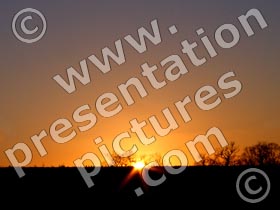 sunset - powerpoint graphics