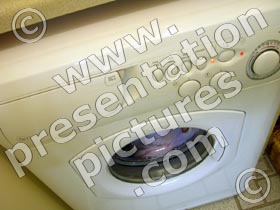 washing machine - powerpoint graphics